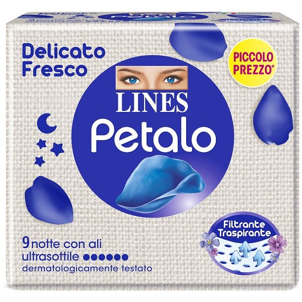 La Farmacia del Sole: LINES PETALO BLU NOTTE 9PZ 0150