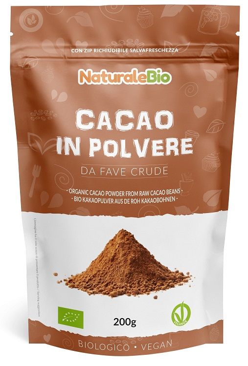 La Farmacia del Sole: NATURALEBIO CACAO POLVERE 200G