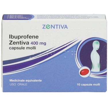 IBUPROFENE ZEN*10CPS MOL 400MG
