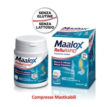 MAALOX REFLURAPID 40CPR MASTIC