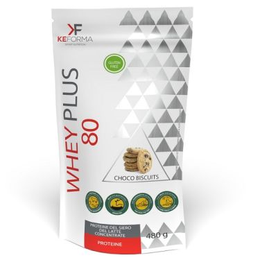 WHEY PLUS 80 CHOCO BISCUIT480G