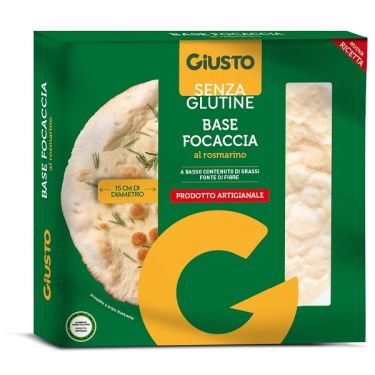 GIUSTO S/G FONDO FOCACCIA 130G