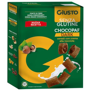 GIUSTO S/G CHOCO PAFF.DARK250G