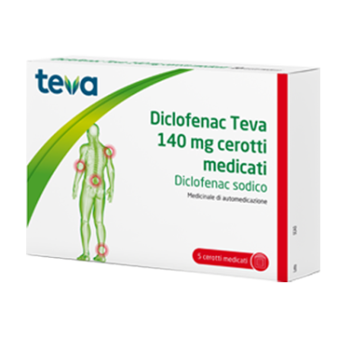 DICLOFENAC TEV*5CER MED 140MG