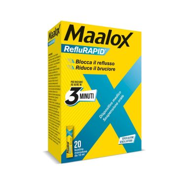 MAALOX REFLURAPID 20BUST